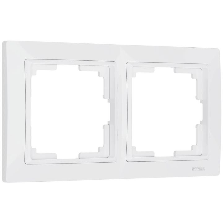 Рамка на 2 поста Werkel Snabb basic белый W0022001 4690389161346
