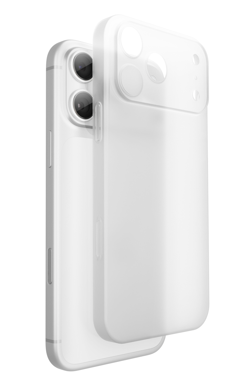 Чехол Gurdini Super Slim для iPhone 17 Pro Max (Белый)