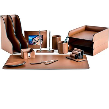 Настольный набор из кожи Cuoietto серии Business из 14 предметов (NBCTab14.2)