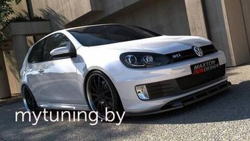 Диффузор переднего бампера VW Golf 6 GTI 35TH