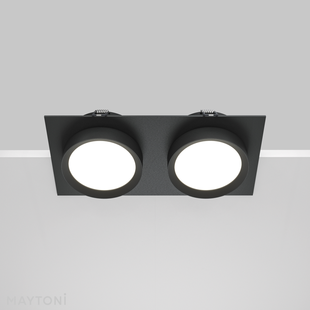 Встраиваемый светильник Technical DL086-02-GX53-SQ-B