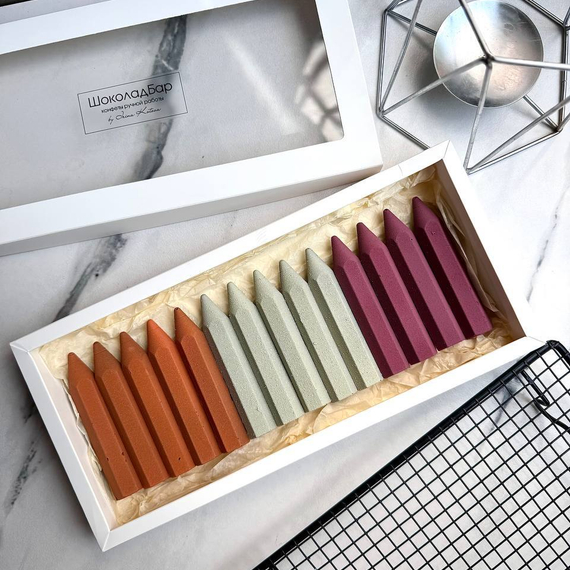 474 | Форма для шоколадных конфет &quot;Карандаши&quot; (275*135мм)