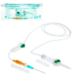 Система инфузионная с пластик.шипом типа Луер SF Medical 150 см 21G x 1/2" (0,8x40мм) 25 шт