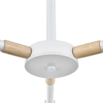 8097/3C MODERNI LN26 342 белый/белый металл, дерево/металл Люстра потолочная Е27 3*60W 220V ROSALINA