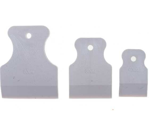 Шпатель 40 мм эластичная белая резина