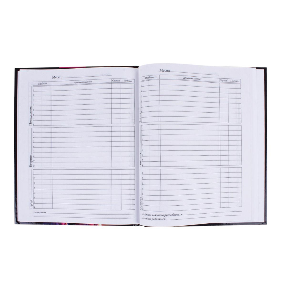 Дневник школьный А5, 40 листов "Милый котенок" 1-11 класс, твердый переплет