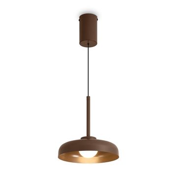 Светильник подвесной светодиодный 7W 2700-4000K FR5602PL-L5BR коричневый Movement Freya