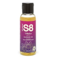 Массажное масло с ароматом лайма и имбиря Stimul8 S8 Massage Oil Vitalize 50мл