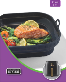 Форма для выпечки/запекания в аэрогриле силиконовая Patisse Air Frying 21х21х3.5 см