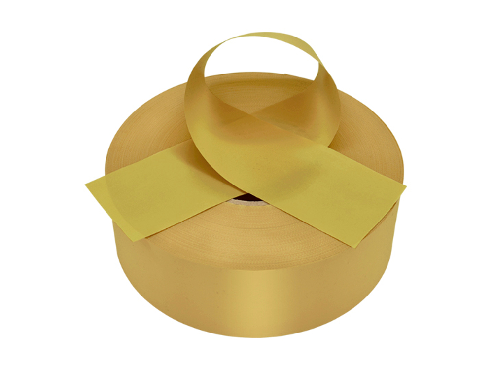 Лента плиссированная для наградных розеток. Цвет нежно-золотая 009