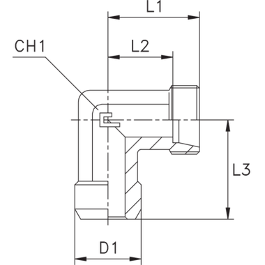 Соединение W90 DS16 (корпус) CAST