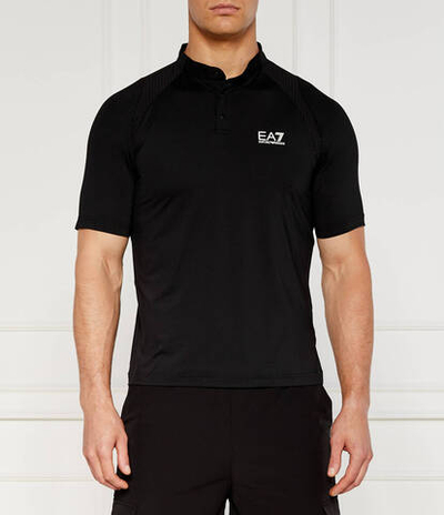 Поло EA7 - черный(6DPT16 PJEMZ)