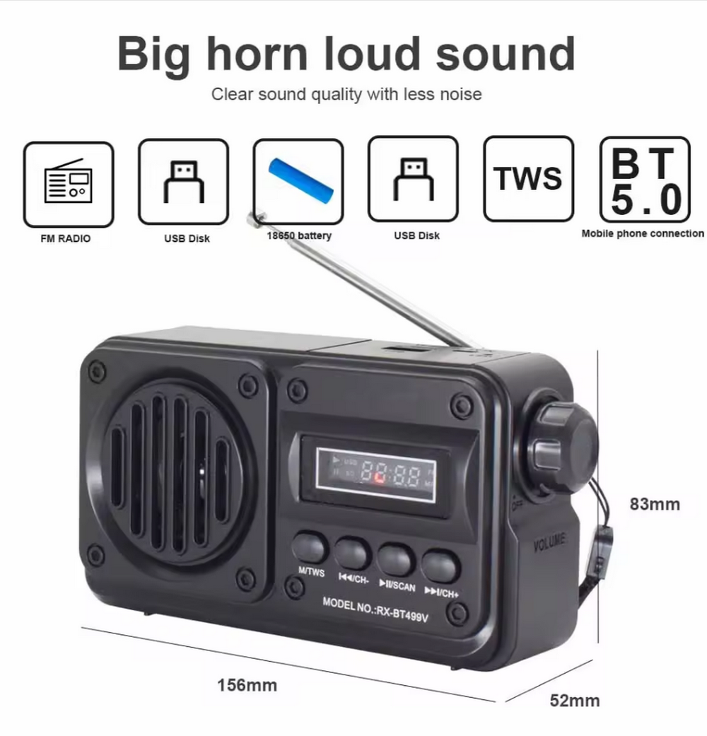 Радиоприемник Golon RX-BT499V +MP3 плеер Bluetooth