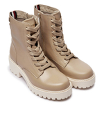 Кожаные ботильоны CHIC Tommy Hilfiger - бежевый(FW0FW08305)