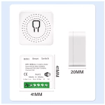 Умное Wi-Fi реле Mini Smart Switch Tuya Aubess 16A без функции измерения мощности - работает с Яндекс Алисой