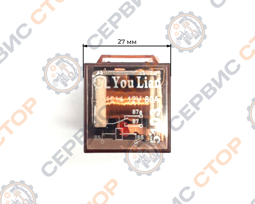 Реле генератора (зарядки) тип-1 (5 контактов) JD1914 12V 80A