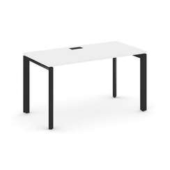 Style Project Стол письменный SN-59P.SP-005 Белый/Металл Черный/Черный Заглушка 1780*600*750