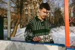 Купить Свитер БИЧ Пацанский зеленый Свитер БИЧ Пацанский зеленый