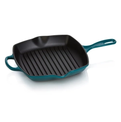Le Creuset Чугунная сковорода-гриль глубиной 26 см.