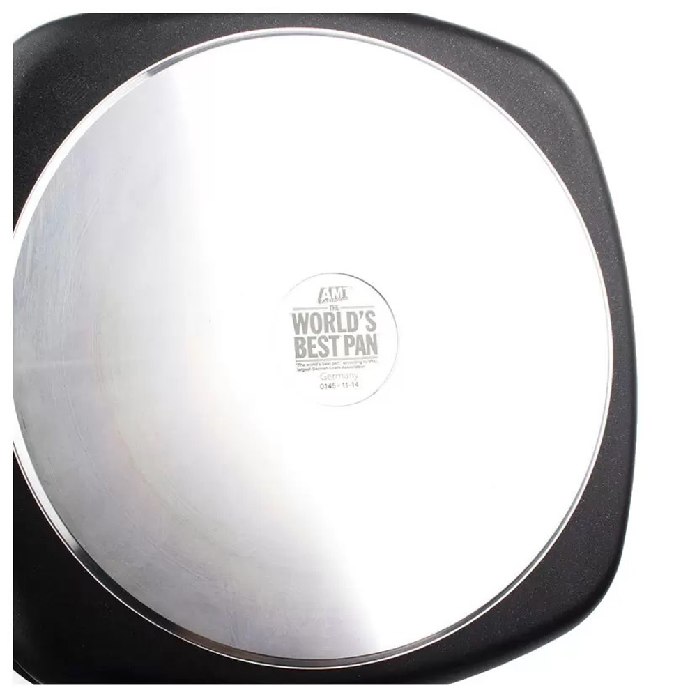 Алюминиевая квадратная сковорода гриль с антипригарным покрытием, 26x26 см, Frying Pans Fix, АМТ