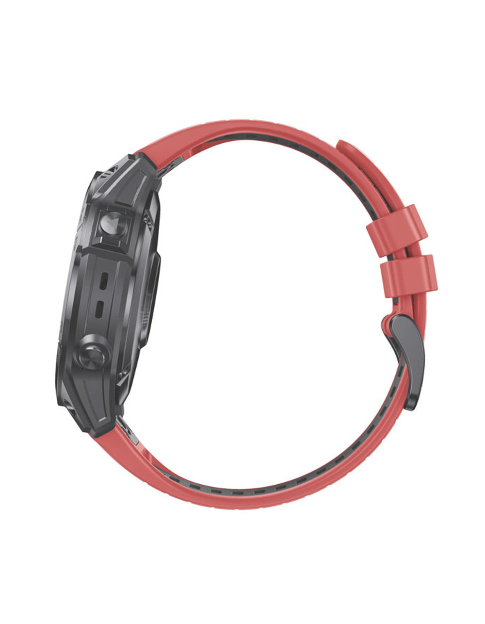 Ремешок силиконовый QuickFit 22 мм. для Garmin Fenix 7 PRO/7/6/5/5 plus, Quatix 5, MARQ, Forerunner 935 / 945, instinct, instinct 2 Красный/Черный
