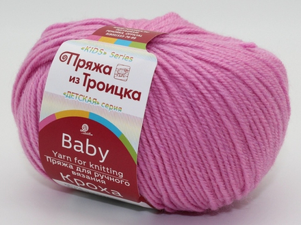 Пряжа "Кроха" 29 Розовая сирень