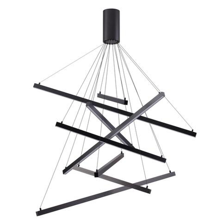 3860/96B L-VISION ODL20 309 черный/металл Подвесной светильник LED 3000K 96W 220V COMETA