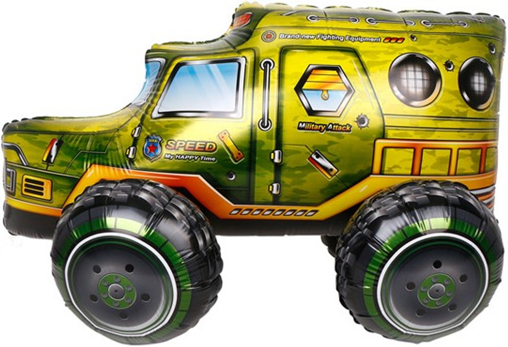 Фигура 3D Военный грузовик (25''/64 см)