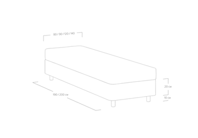 Кровать Tatami (120x190)
