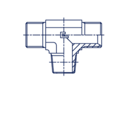 T-образные BSPT, уплотнение тип C