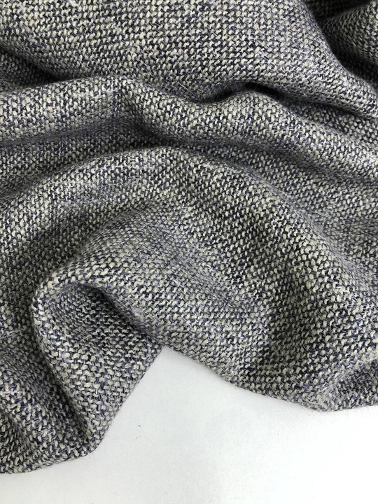 Костюмная лен рогожка,  серо-бежевый, меланж NB#142