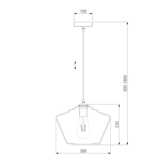 50199/1 / подвесной светильник / золото