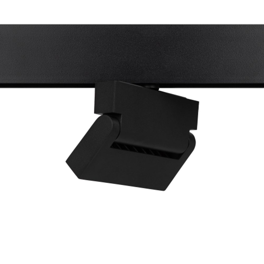Магнитный трековый светильник ЭРА TRM20-2-12-6W3K BK светодиодный 6Вт 3000К черный для системы NOVA | Магнитные трековые светильники