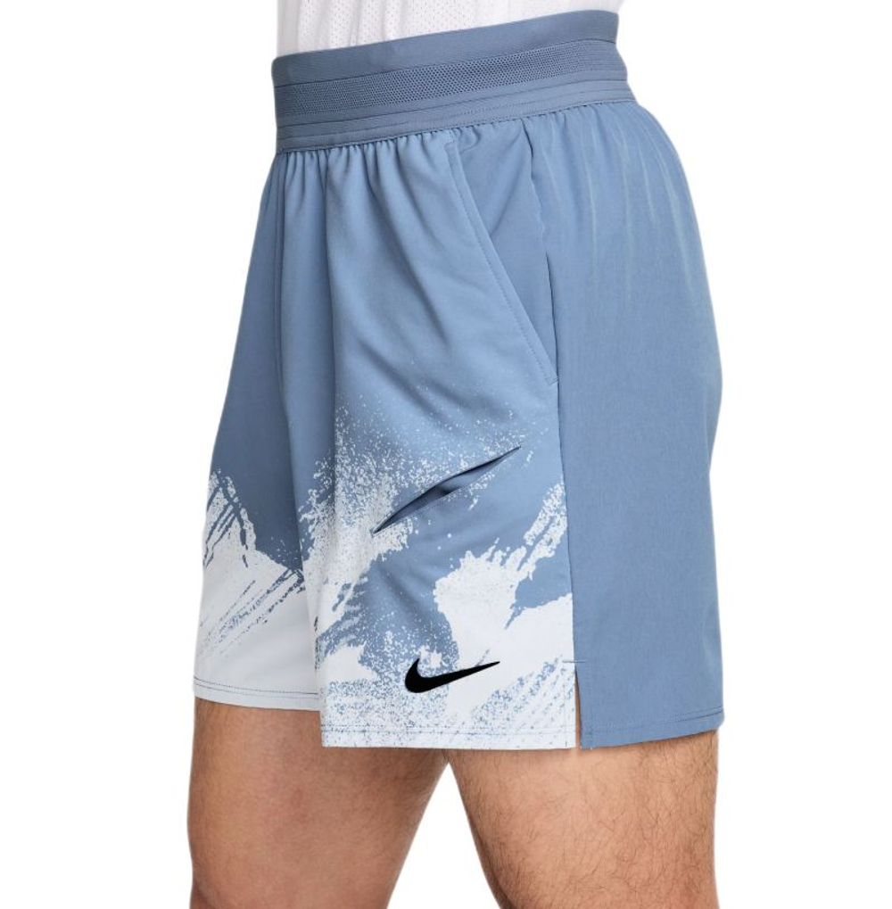 Теннисные шорты Nike Court Paris Slam Dri-Fit Tennis - work blue/hydrogen blue/black