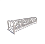 Велопарковка Велостоп 10, желтый RAL 1016