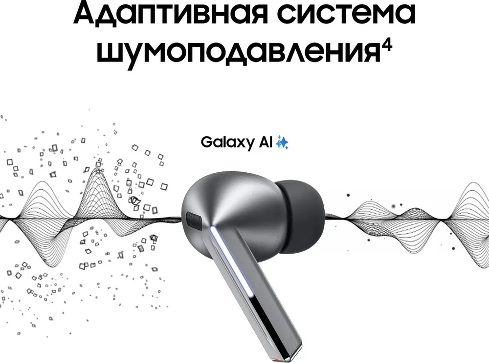 Наушники беспроводные Samsung Galaxy Buds 3 Pro Silver