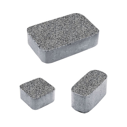 Тротуарная плитка КЛАССИКО - Гранит+ Серый с черным, комплект из 3 видов плит