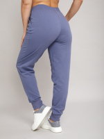 Костюм с брюками КБ-90М/серофиолетовый-осеннийлист