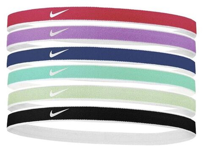 Повязка на голову Nike Tipped Swoosh Sport Headbands 6P - Multikolor