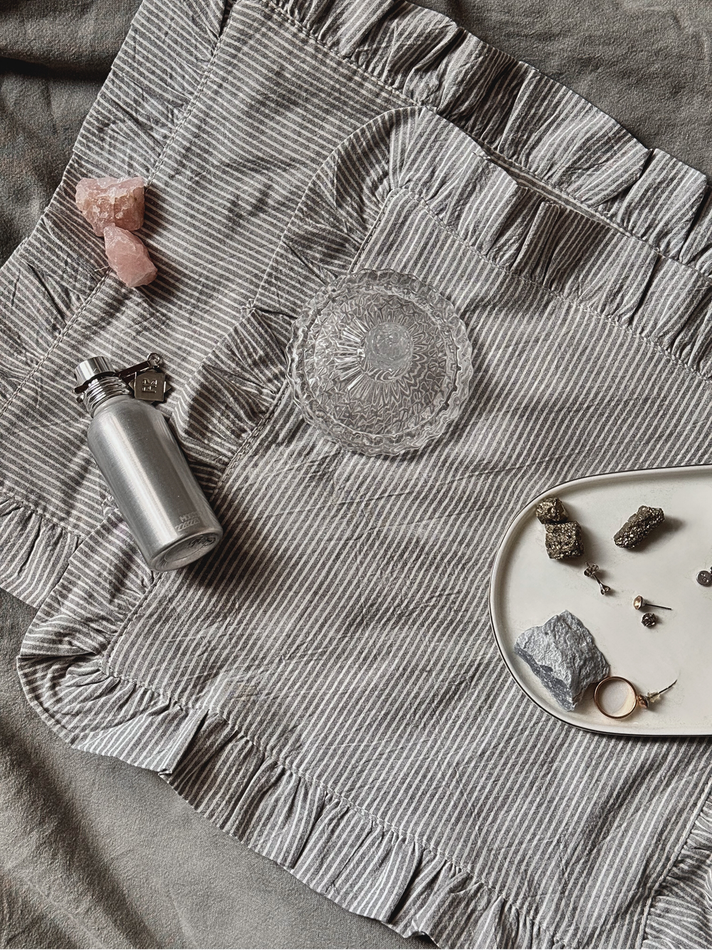 Сет хлопковых салфеток полоска 33х33 см.