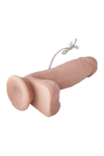 Телесный вибромассажер BAD BOY - 17 см. (Цвет: телесный)