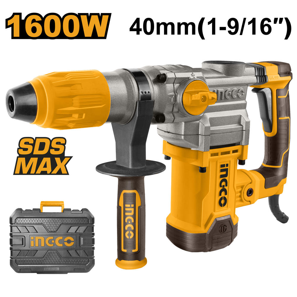 Перфоратор SDS-Max INGCO RH1600388 INDUSTRIAL 1600 Вт 10 Дж