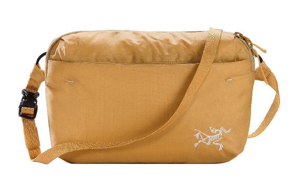 Arcteryx 6L Shoulder Bag, Crossbody Bag, Outdoor Bag Nylon Brown Unisex