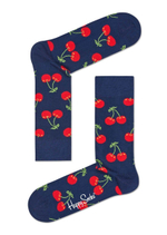 Темно-синие носки Cherry Sock с вишенками (Размер: 29) (Цвет: темно-синий)