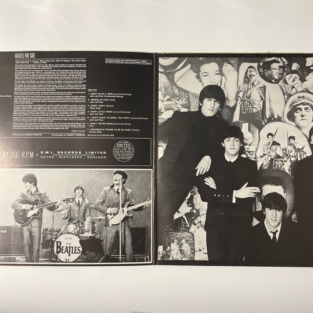 Винтажная виниловая пластинка LP The Beatles, Beatles For Sa le (Германия 1987)