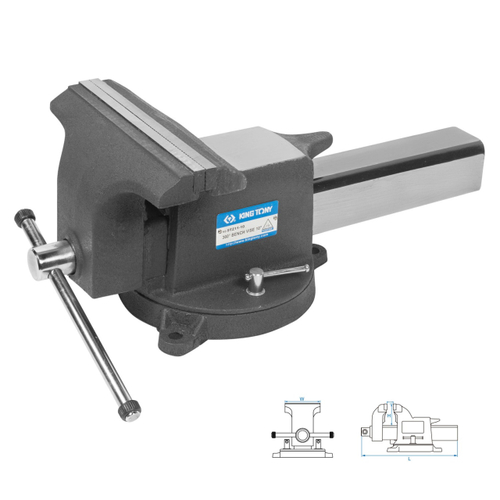 Тиски слесарные KING TONY 300 мм