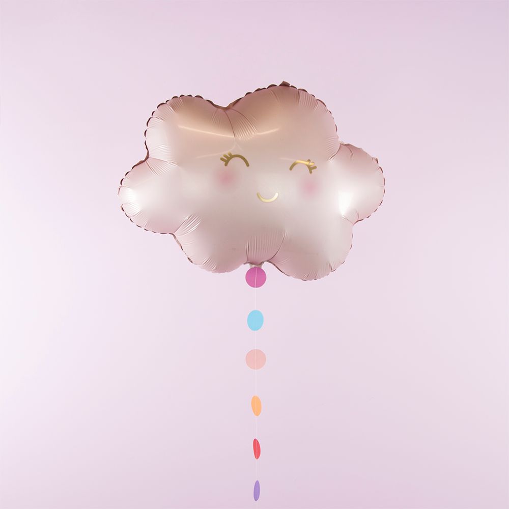 G Шар фигура Облако розовое сатин" 24"/61 см (БГ-30)  Изображение4