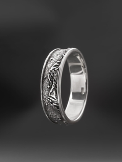 Лунная ночь — кольцо из серебра