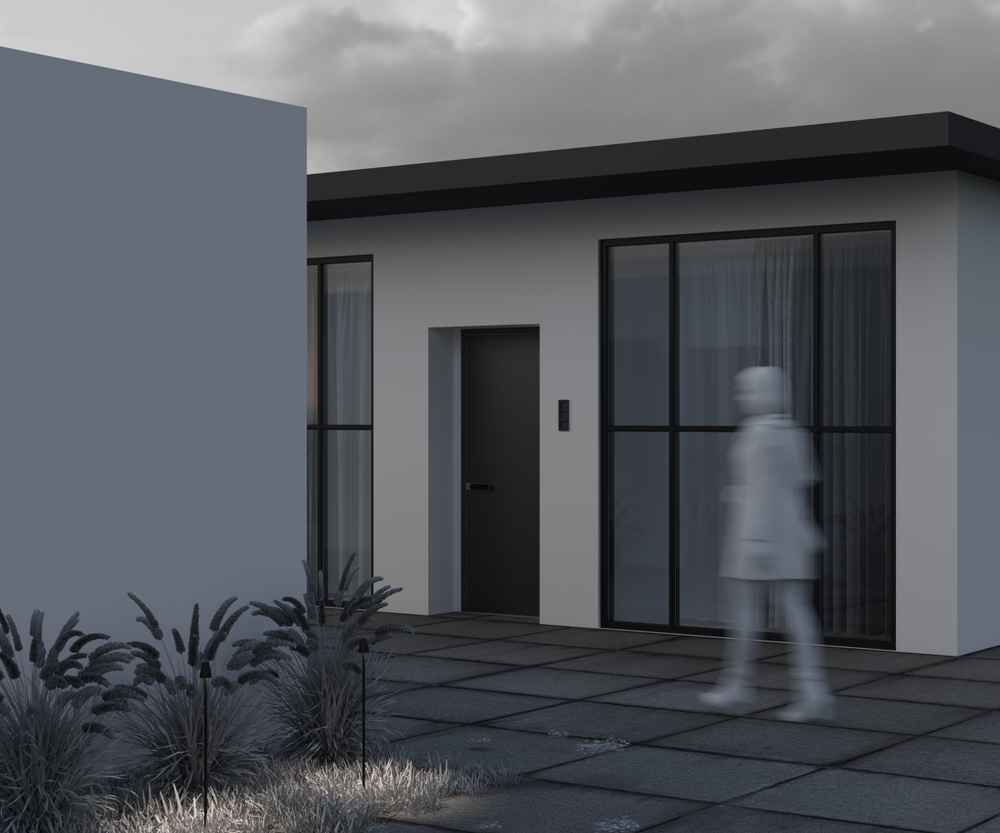 Грунтовый светодиодный светильник Maytoni Cane O504FL-L1B3K1