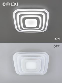 Citilux Триест Смарт CL737A100E RGB Умная люстра